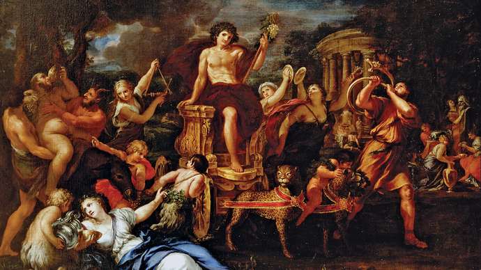 Dionysus the god of wine