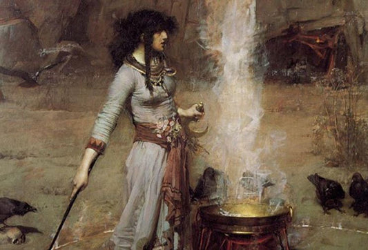 Witch with her Crows