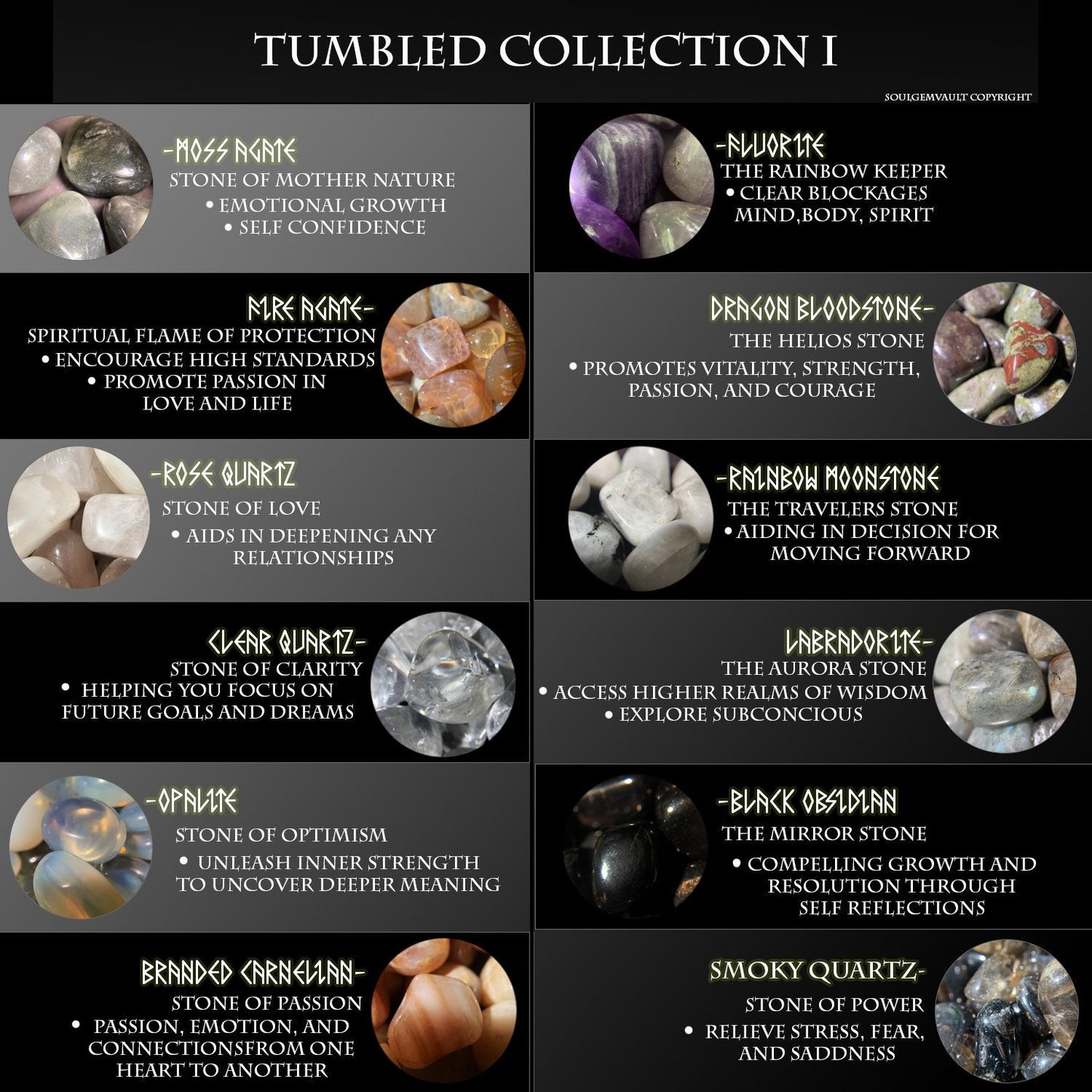 Tumbled Crystal/Gemstone | Pick your own