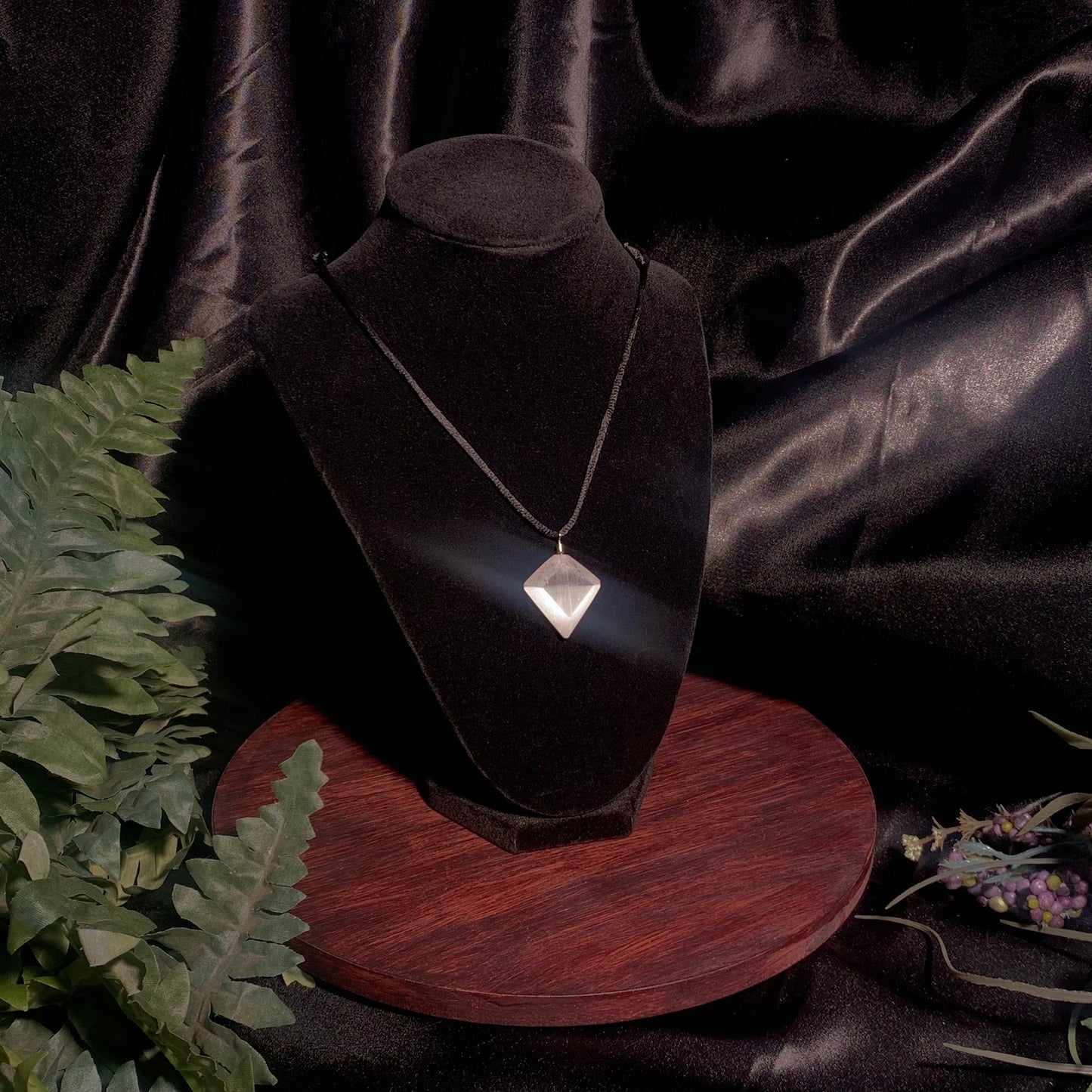 Selenite Pendant Necklace