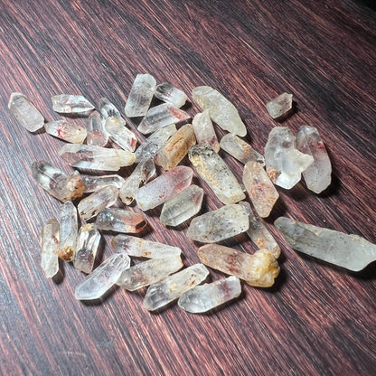 Quartz with Hematite crystal